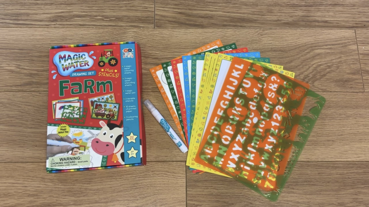 WATER MAGIC DRAWING SET - FARM