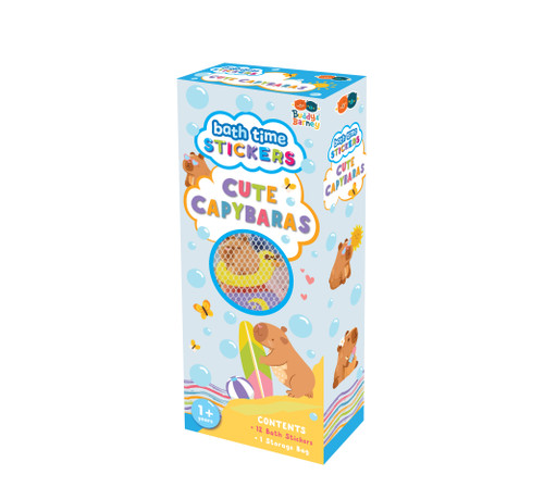 BATH STICKERS - CUTE CAPYBARAS