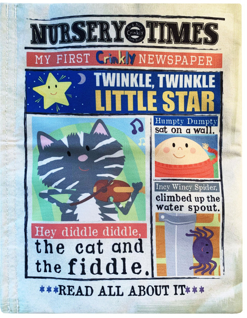 JO & NIC'S CRINKLY CLOTH BOOKS - NURSERY RHYMES 1