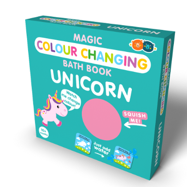 MAGIC COLOUR CHANGING BATH BOOK - UNICORN