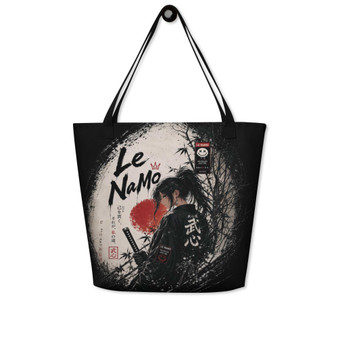 Le NaMo Ronin Spirit Rebellion All-Over Print Large Tote Bag