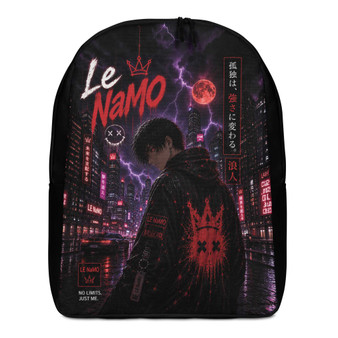 Le NaMo Violet Thunder Rebellion Minimalist Backpack