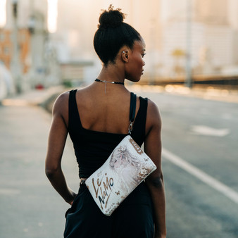 Le NaMo Golden Light Serenity Crossbody Bag