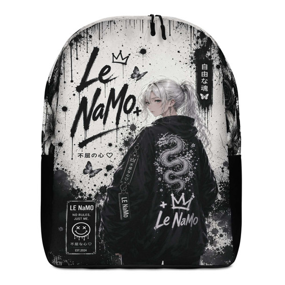 Le NaMo Silver Dragon Resolve Minimalist Backpack