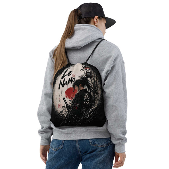 Le NaMo Ronin Spirit Rebellion Drawstring Bag