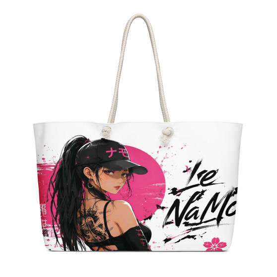 Le NaMo Tokyo Ink Rebel Oversized Weekender Bag