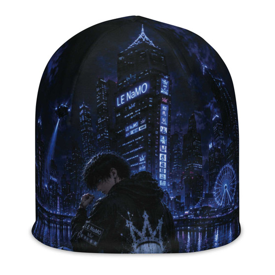 Le NaMo Midnight Tower Guardian All-Over Print Beanie