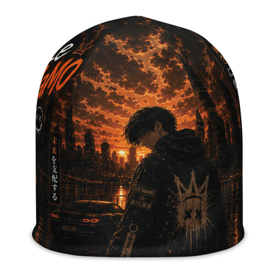 Le NaMo Ember City Sovereign All-Over Print Beanie