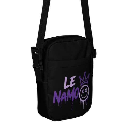 Le NaMo Violet Empire Rising Utility Crossbody Bag