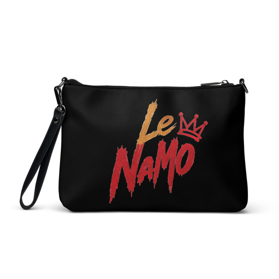 Le NaMo Crimson Lantern Dynasty Logo Crossbody Bag