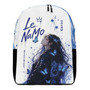 Le NaMo Blue Butterfly Serenity Minimalist Backpack