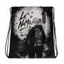 Le NaMo Silver Dragon Resolve Drawstring Bag