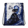 Le NaMo Moonlit Sapphire Dream Drawstring Bag