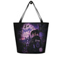 Le NaMo Violet Empire Rising All-Over Print Large Tote Bag