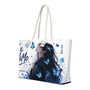 Le NaMo Blue Butterfly Serenity Oversized Weekender Bag