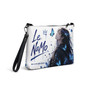 Le NaMo Blue Butterfly Serenity Crossbody Bag