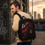 Le NaMo Crimson Ronin Rebellion Minimalist Backpack