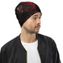 Le NaMo Crimson Ronin Rebellion All-Over Print Beanie