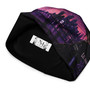 Le NaMo Violet Empire Rising All-Over Print Beanie