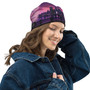 Le NaMo Violet Empire Rising All-Over Print Beanie