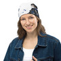 Le NaMo Moonlit Sapphire Dream All-Over Print Beanie
