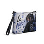 Le NaMo Blue Butterfly Courage Crossbody Bag