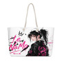 Le NaMo Pink Dragon Empress Oversized Weekender Bag