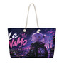 Le NaMo Future Glow Skyline Oversized Weekender Bag