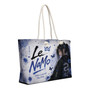 Le NaMo Blue Butterfly Courage Oversized Weekender Bag