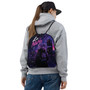 Le NaMo Future Glow Skyline Drawstring Bag