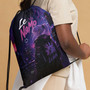 Le NaMo Future Glow Skyline Drawstring Bag