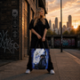 Le NaMo Blue Butterfly Courage Large Tote Bag