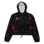 Le NaMo Neon XOXO Riot Women’s Cropped Windbreaker