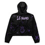 Le NaMo Violet Empire Rising Women’s Cropped Windbreaker