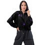 Le NaMo Violet Empire Rising Women’s Cropped Windbreaker