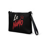 Le NaMo Crimson Rain Renegade Logo Crossbody Bag