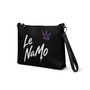 Le NaMo Violet Midnight Dynasty Logo Crossbody Bag