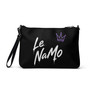 Le NaMo Violet Midnight Dynasty Logo Crossbody Bag
