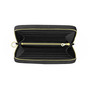 Le NaMo Golden Light Serenity Logo Leather Wallet