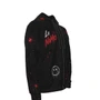 Crimson Rain Renegade All-Over Print Unisex Zipper Hoodie With Black Lining