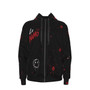Crimson Rain Renegade All-Over Print Unisex Zipper Hoodie With Black Lining