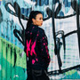 Le NaMo Neon XOXO Riot Hoodie
