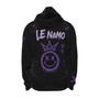 Violet Empire Rising - All-Over Print Unisex Zipper Hoodie With Black Lining