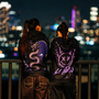 Le NaMo Violet Midnight Dynasty Hoodie