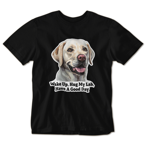 White - Wake Up Hug My Lab
