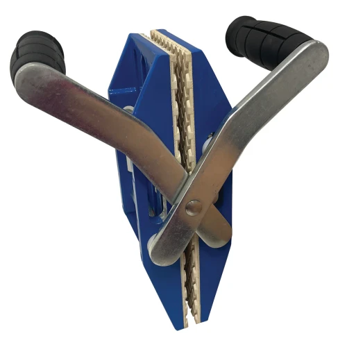 Weha Gecko Double Handle Carry Clamp with White Rubber-Set of 2 440 lb Capacity Weha Gecko Double Handle Carry Clamps are perfect for Granite, Marble, Quartz, Quartzite, all stone, Glass, metal, wood and any other sheet material.