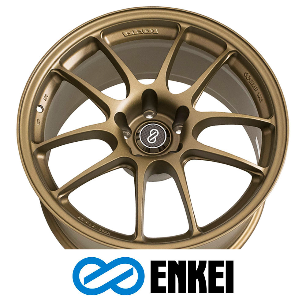 Enkei Wheels Pf01 Titanium Gold Color 18 X 10 5 15 Et 5 X 114 3 Mm 75 Cb Phantasm Tuning