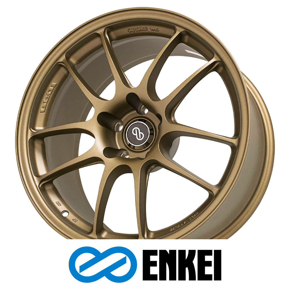 Enkei Wheels Pf01 Titanium Gold Color 18 X 9 5 15 Et 5 X 114 3 Mm 75 Cb Phantasm Tuning