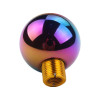 ALPHA SPEED, UNIVERSAL SHIFT KNOB, BALL STYLE, NEO CHROME COLOR (M8, M10, M12)
