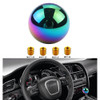 ALPHA SPEED, UNIVERSAL SHIFT KNOB, BALL STYLE, NEO CHROME COLOR (M8, M10, M12)
